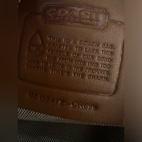 COACH Soho Brown THE SOHO FLAP Limited Re-Edition - Picture 7 of 8